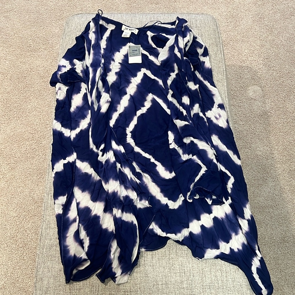 Fun pullover/ shawl